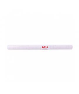 Apli Forro de Libros en Rollo 80µ 3 x 0,5 m - Polipropileno - Adhesivo Reposicionable - Alta Resistencia