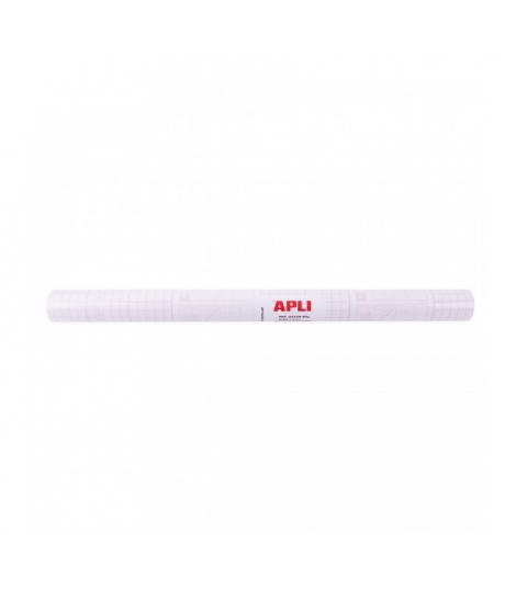 Apli Forro de Libros en Rollo 80µ 3 x 0,5 m - Polipropileno - Adhesivo Reposicionable - Alta Resistencia