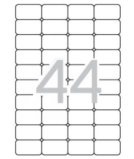 Apli Etiquetas Translucidas Resistentes Intemperie 48.5 x 25.4mm 20 Hojas