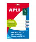 Apli Etiquetas 10 Blancas 8.0 x 12.0mm 10 Hojas