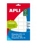 Apli Etiquetas 10 Blancas 10.0 x 16.0mm 10 Hojas