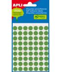 Apli Etiquetas Minibolsa Verdes Ø 10.0mm 5 Hojas