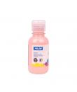 Milan Botella de Tempera 125ml - Tapon Dosificador - Secado Rapido - Mezclable - Color Rosa Palido