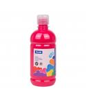 Milan Botella de Tempera 500ml - Tapon Dosificador - Secado Rapido - Mezclable - Color Magenta