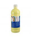 Milan Botella de Tempera - 1000ml - Tapon Dosificador - Secado Rapido - Mezclable - Color Amarillo Limon