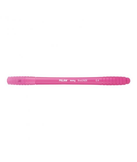 Milan Sway Fineliner Rotulador - Punta Fina 0.4mm - Ergonomico - Tinta al Agua - Color Rosa