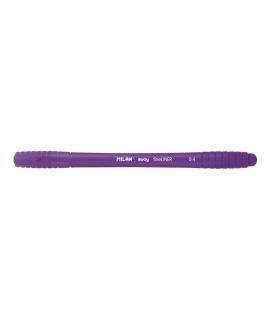 Milan Sway Fineliner Rotulador - Punta Fina 0.4mm - Ergonomico - Tinta al Agua - Color Violeta