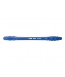 Milan Sway Fineliner Rotulador - Punta Fina 0.4mm - Ergonomico - Tinta al Agua - Color Azul