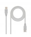 Nanocable Cable Prolongador USB-A 2.0 Macho a USB-A Hembra 1.80m