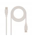 Nanocable Cable USB-A 2.0 Macho a USB-A Macho 1m