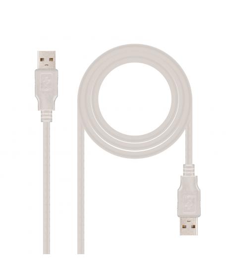 Nanocable Cable USB-A 2.0 Macho a USB-A Macho 1m