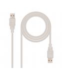 Nanocable Cable USB-A 2.0 Macho a USB-A Macho 1m