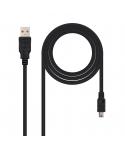 Nanocable Cable USB-A 2.0 Macho a Mini-USB Macho 1.8m