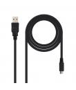 Nanocable Cable USB-A 2.0 Macho a Micro-USB Macho 0.8m