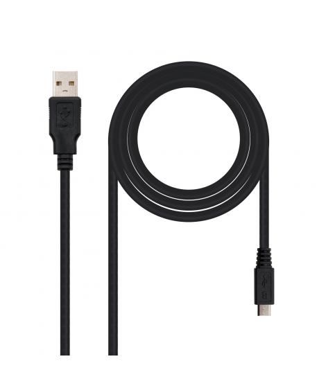 Nanocable Cable USB-A 2.0 Macho a Micro-USB Macho 0.8m