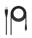 Nanocable Cable USB-A 2.0 Macho a Micro-USB Macho 0.8m