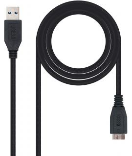 Nanocable Cable USB-A 3.0 Macho a Micro-USB 3.0 Macho 1m