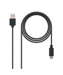 Nanocable Cable USB-C 2.0 Macho a USB-A Macho 2m