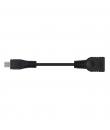 Nanocable Cable Micro USB 2.0 OTG Macho a USB-A Hembra 15cm