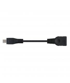 Nanocable Cable Micro USB 2.0 OTG Macho a USB-A Hembra 15cm