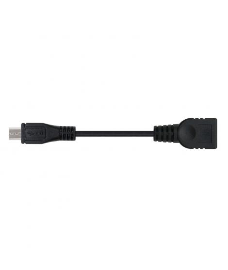 Nanocable Cable Micro USB 2.0 OTG Macho a USB-A Hembra 15cm