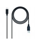 Nanocable Cable USB-C 3.1 Gen 2 10Gbps Macho a USB-A Macho 1m