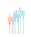 Nanocable Pack de 3 Cables USB-A Macho a Lightning Macho - Longitud 1m - Colores Pastel Rosa, Verde y Azul