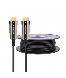 Nanocable Cable HDMI v2.0 AOC Macho a HDMI v2.0 Macho 40m - 4K@60Hz 18Gbps - Color Negro