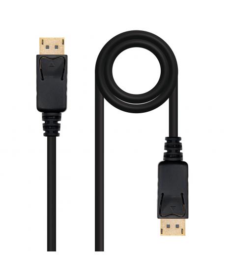 Nanocable Cable DisplayPort Macho a DisplayPort Macho 1m - Color Negro