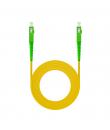 Nanocable Cable Fibra SC/APC-SC/APC Monomodo LSZH 1m - Color Amarillo