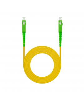 Nanocable Cable Fibra SC/APC-SC/APC Monomodo LSZH 1m - Color Amarillo