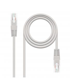 Nanocable Cable de Red Latiguillo RJ45 Cat.6 UTP AWG24 10m - Color Gris