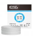 Nanocable Cable de Red RJ45 Cat.6 UTP Rigido AWG24 - Longitud 305m - Color Gris