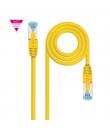 Nanocable Cable Red Cat.7 LSZH SFTP PIMF AWG26 25cm - Color Amarillo