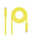 Nanocable Cable Red Latiguillo LSZH Cat.6A UTP AWG24 25cm - Color Amarillo