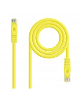 Nanocable Cable Red Latiguillo LSZH Cat.6A UTP AWG24 25cm - Color Amarillo