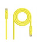 Nanocable Cable Red Latiguillo LSZH Cat.6A UTP AWG24 30cm - Color Amarillo