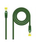 Nanocable Cable de Red Latiguillo RJ45 LSZH Cat.6a SFTP AWG26 0.50m - Color Verde