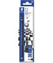 Staedtler Mars Lumograph Black Artist Pencil 100B Lapiz de Grafito - Mina 2B - Resistencia a la Rotura - Madera de Bosques Soste