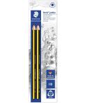 Staedtler Noris Jumbo 119 Pack de 2 Lapices de Grafito Jumbo Triangulares - Mina HB de 4mm - Madera de Bosques Sostenibles