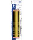 Staedtler Noris 120 Pack de 10 Lapices de Grafito Hexagonales - Mina 2HB - Resistencia a la Rotura - Madera de Bosques