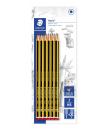 Staedtler Noris 120 Pack de 12 Lapices de Grafito Hexagonales - Mina 2HB - Resistencia a la Rotura - Madera de Bosques Sostenibl