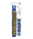 Staedtler Noris 120 Pack de 3 Lapices de Grafito Hexagonales - Graduaciones Surtidas - Resistencia a la Rotura - Madera de Bosqu