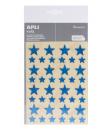 Apli Gomets Estrella Holograficos - Tamaño 12.5mm y 19.5mm - Adhesivo Permanente - 120 Gomets por Bolsa - Desarrollo de Habilida