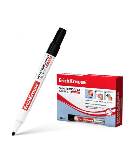 Erichkrause Marcador Pizarra W-500 - Punta en Forma de Bala Resistente al Daño - Ancho de Escritura de 08 a 25mm - Tinta a Base 