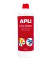 Apli Cola Blanca - 1000g - Secado Rapido - Resistente al Agua - Ideal para Manualidades y Trabajos Escolares Blanco