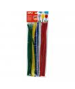 Apli Pack de 50 Limpiapipas Ø 6 mm x 300 mm - Colores Surtidos