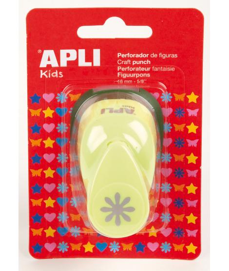 Apli Perforadora de Papel en Forma de Flor - Tamaño de Figura 16mm - Alta Calidad para Papel, Carton y Cartulina - Deposito de R