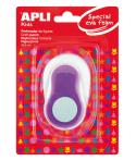 Apli Perforadora de Papel y Goma Eva en Forma de Circulo - Tamaño de Figura 25.4mm - Perfora Papel, Carton, Cartulina y Goma Eva