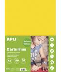 Apli Cartulina Amarilla A4 170g 50 Hojas